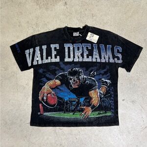 VALE FOREVER RHINESTONE GRIDIRON T SHIRT